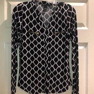 INC International Concepts long sleeve blouse